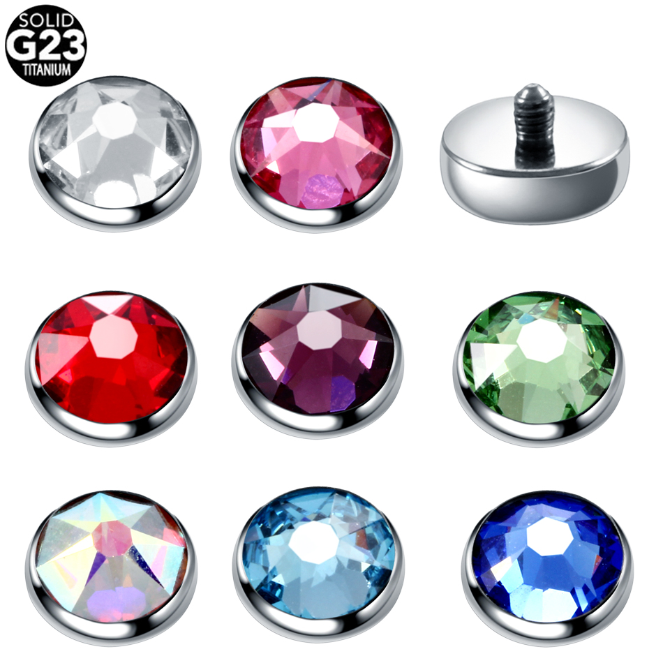 Dermal Anchor Top - 1 adet G23 titanyum dermal çapa