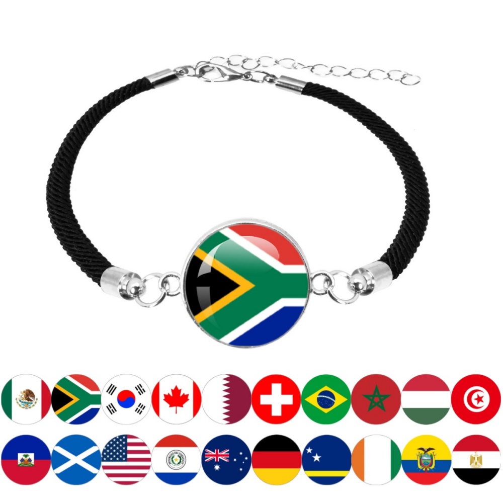 Body Jewelry Australia - Ulusal Bayrak Bileklik Meksika Brezilya Haiti