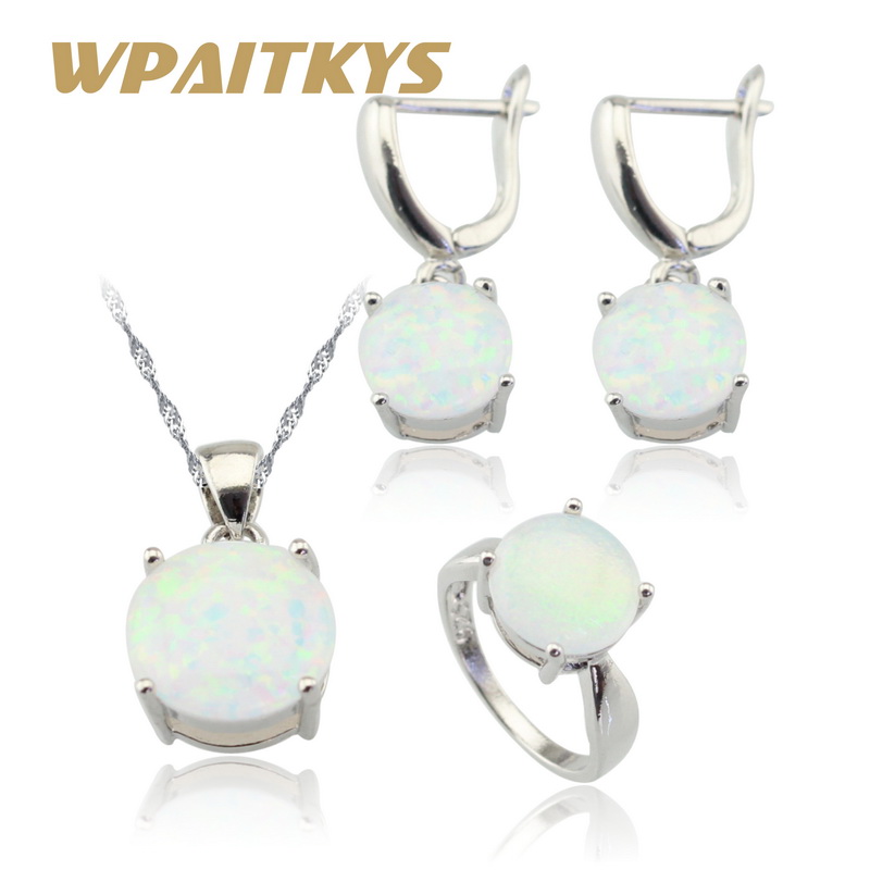 Body Jewelry Australia - Avustralya beyaz yangın Opal taşlar kadınlar