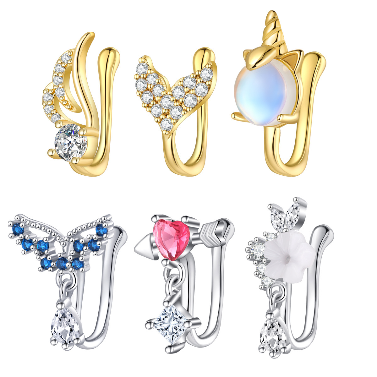 Body Jewelry Quality - Sahte Burun Piercing Takı Yüksek Kaliteli
