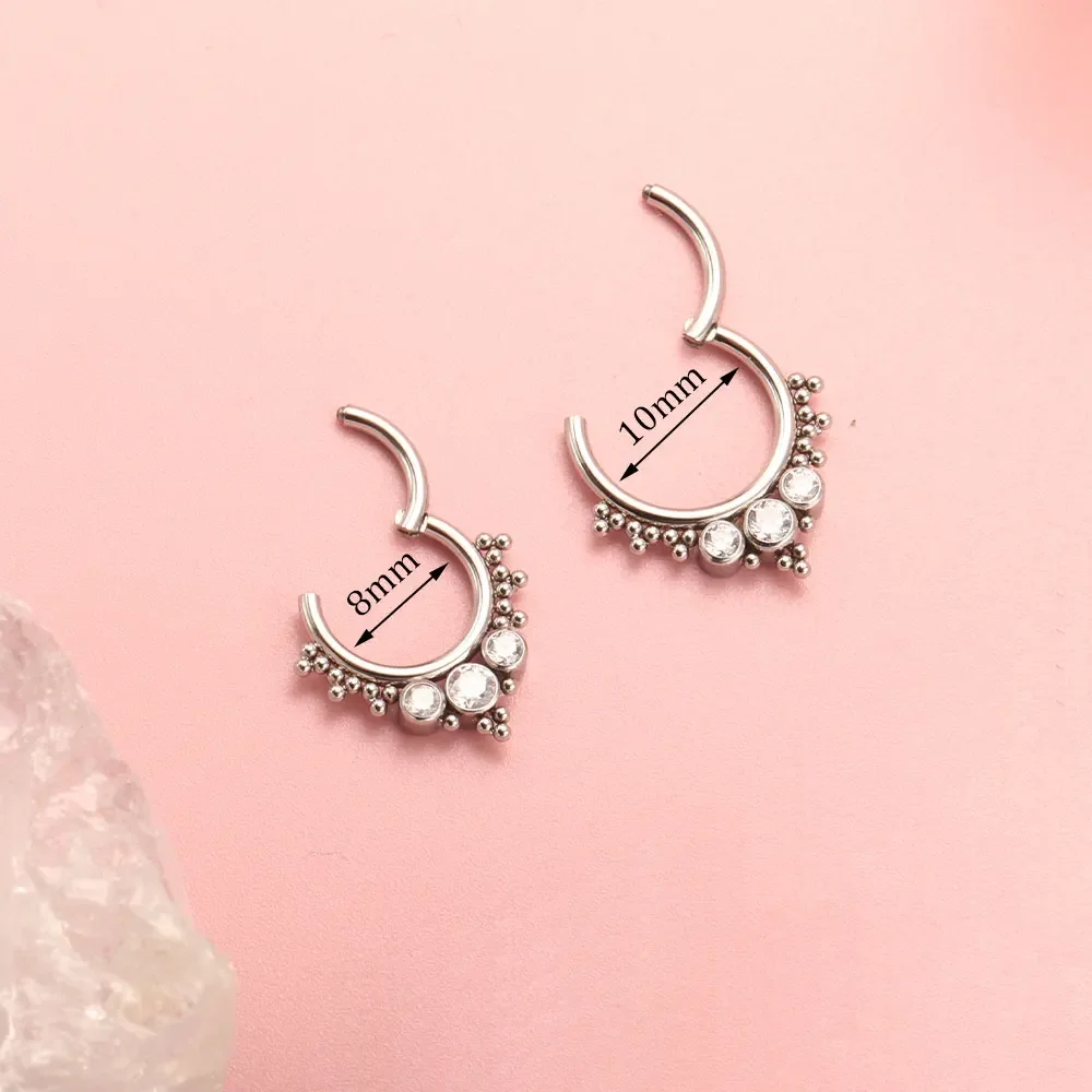 ASTM F136 Titanyum Clicker Yük - Body Jewelry Quality incelemesi ve fiyatı