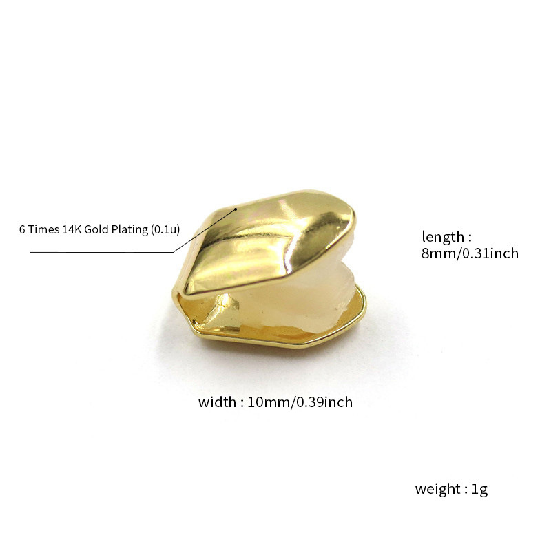 Yeni 1-3 Adet Tek Diş Kaplamal - Body Jewelry Gold Plated incelemesi ve fiyatı