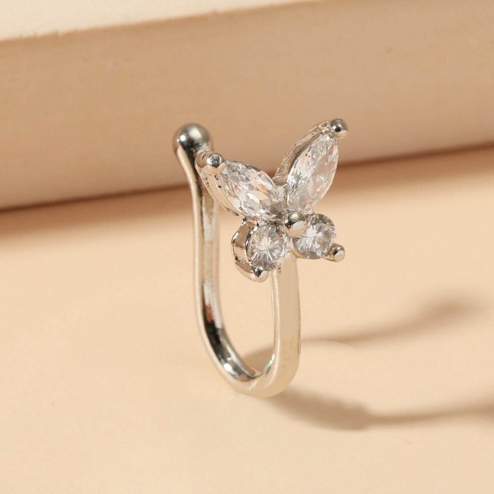 Yapay Elmas Kelebek Burun Halk - Body Jewelry And Earrings incelemesi ve fiyatı