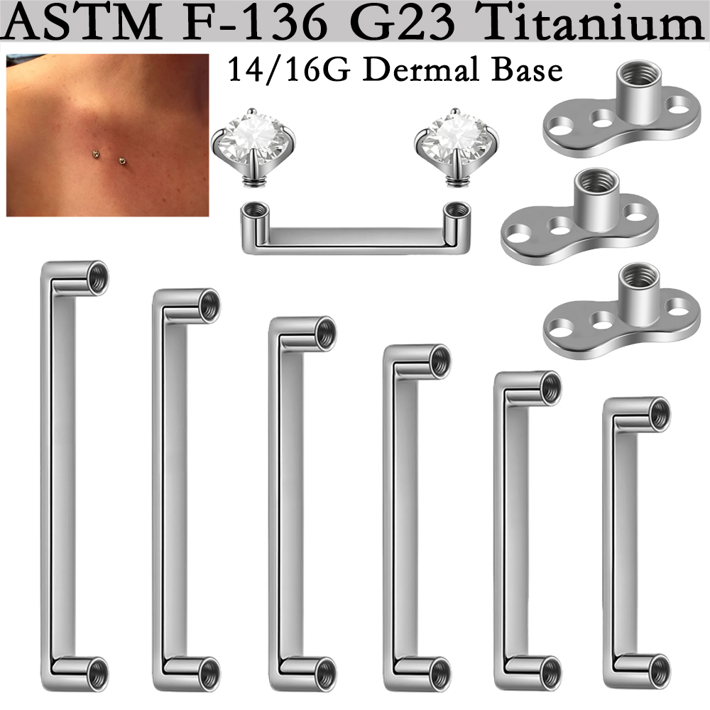 5/1 adet G23 titanyum yüzey pi - Dermal Anchor Top incelemesi ve fiyatı