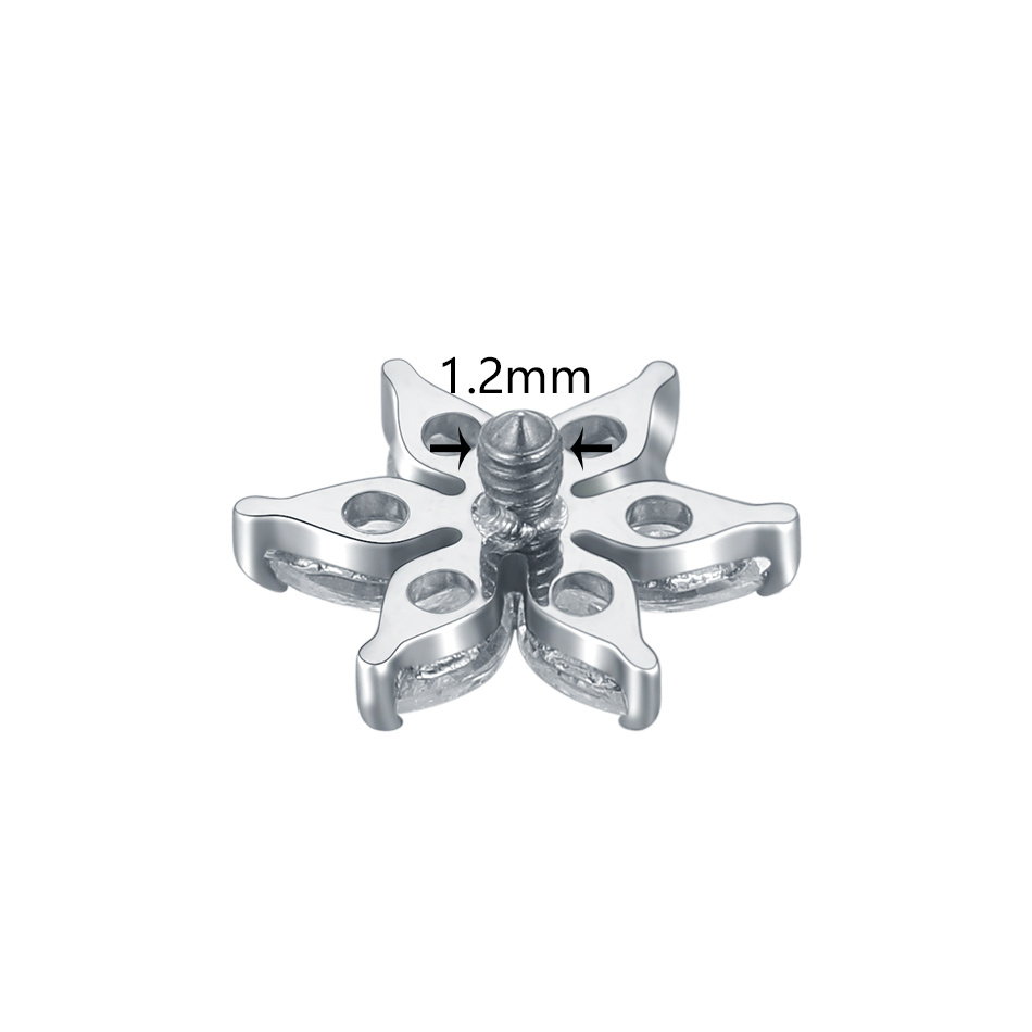 1/5 adet titanyum kristal çiçe - Dermal Anchor Top incelemesi ve fiyatı
