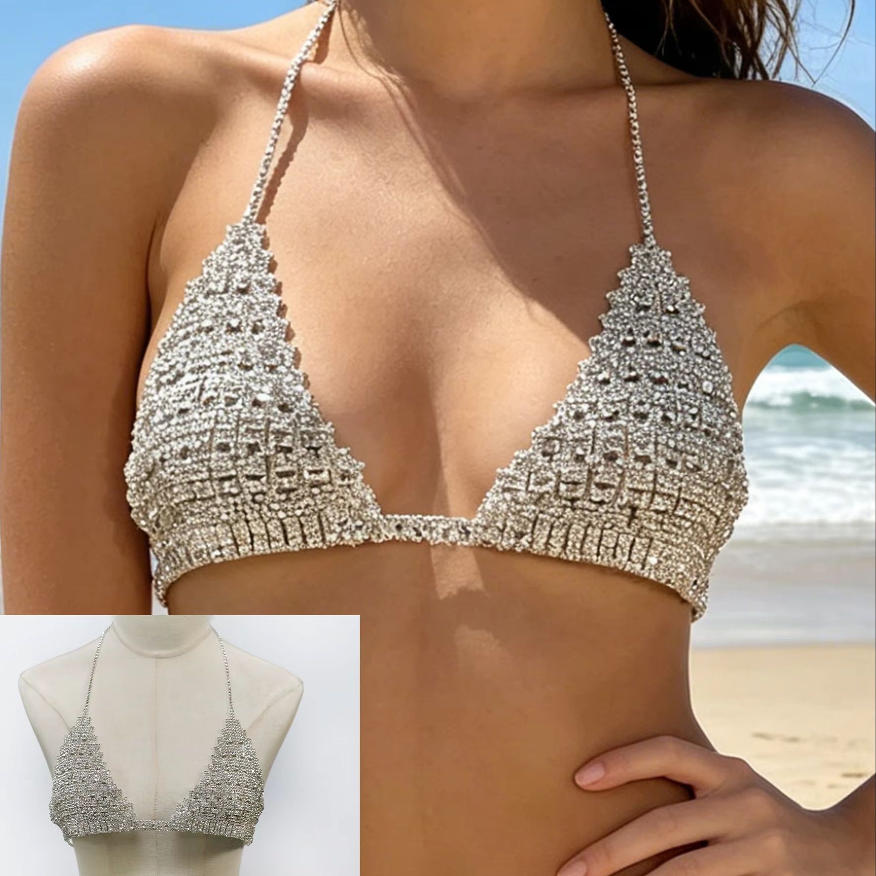 1 adet moda boyun asılı lüks s - Body Jewelry Chest incelemesi ve fiyatı