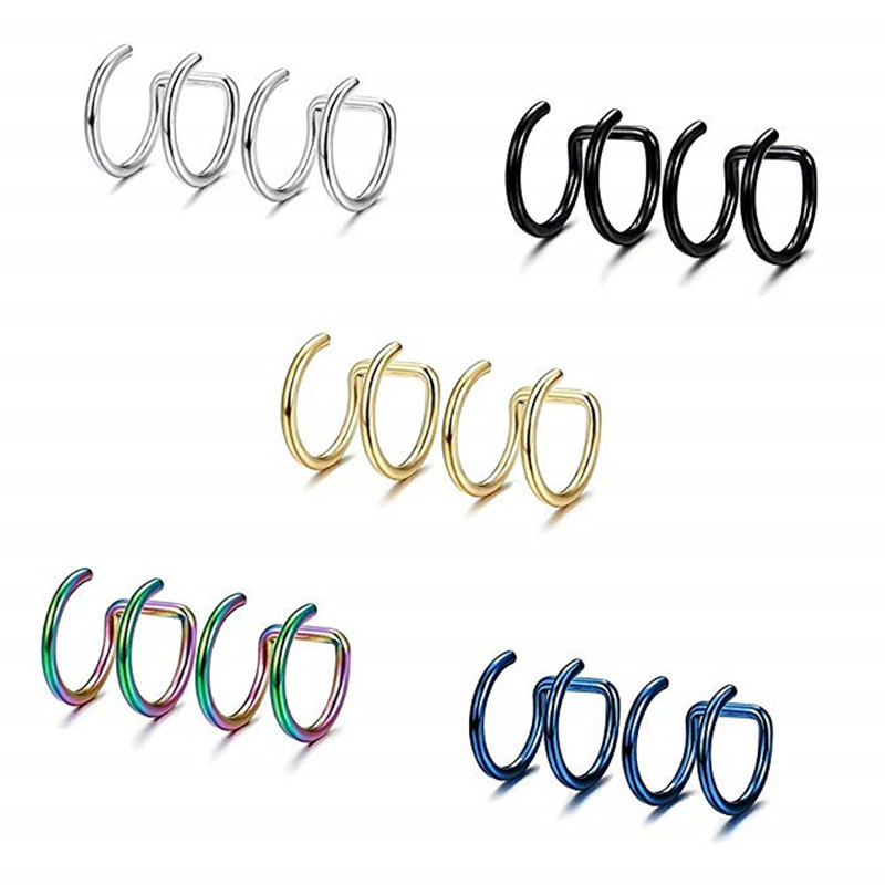2 Adet 316L Paslanmaz Çelik Kl - Body Jewelry And Earrings incelemesi ve fiyatı