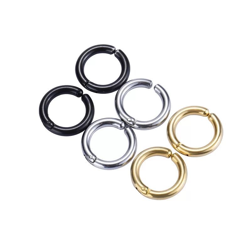 2/6 adet sahte geniş halkalı k - Body Jewelry And Earrings incelemesi ve fiyatı