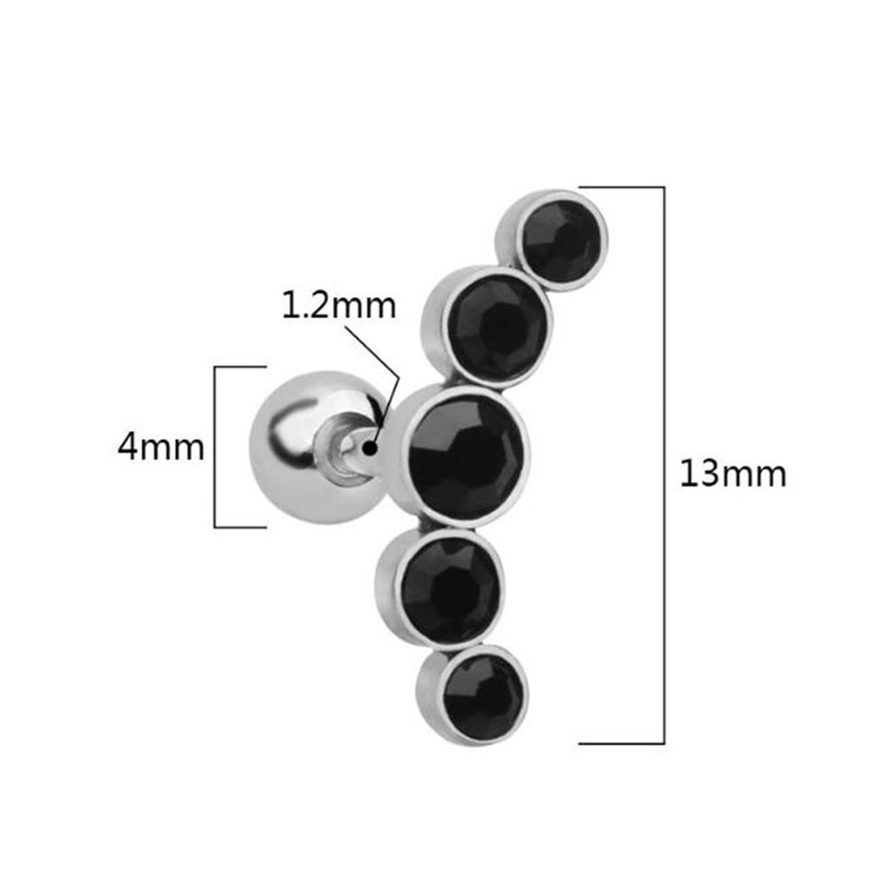 1 adet moda 16G paslanmaz çeli - Body Jewelry And Earrings incelemesi ve fiyatı