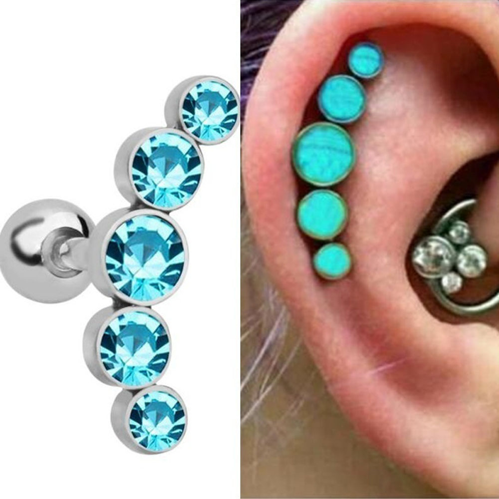 1 adet moda 16G paslanmaz çeli - Body Jewelry And Earrings incelemesi ve fiyatı