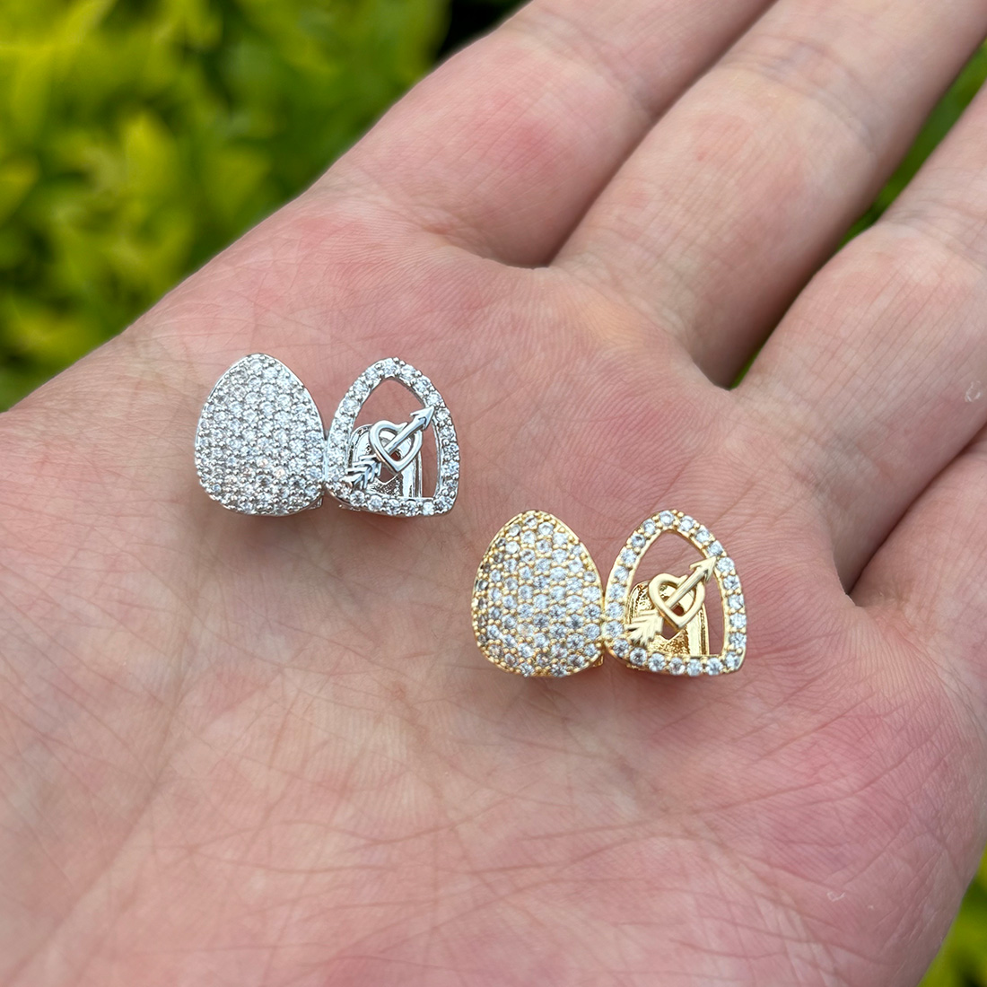 z hip hop çift aşk kalp içi bo - Body Jewelry Gold Plated incelemesi ve fiyatı