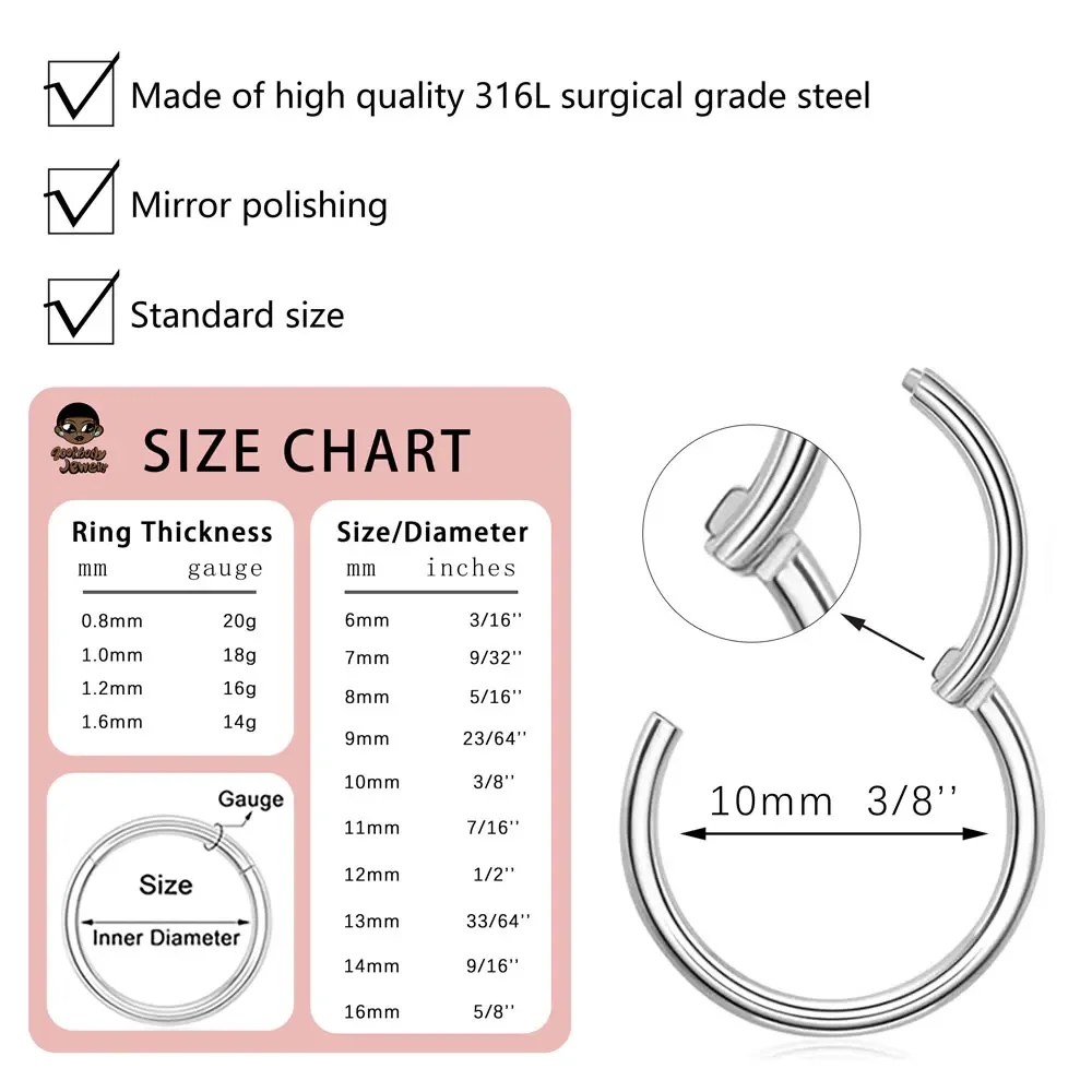 10 Adet 316L Paslanmaz Çelik B - Body Jewelry Quality incelemesi ve fiyatı