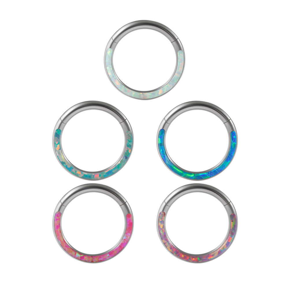 1 adet cerrahi çelik Opal ment - Body Jewelry Quality incelemesi ve fiyatı