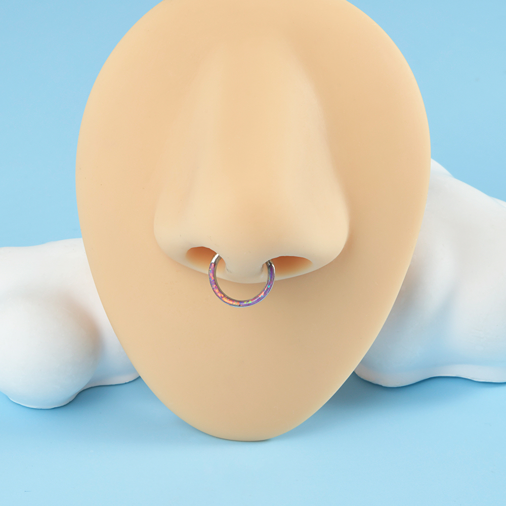 1 adet cerrahi çelik Opal ment - Body Jewelry Quality incelemesi ve fiyatı