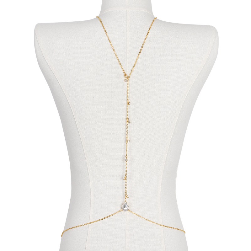 Gelin Backless Rhinestone Su D - Body Jewelry Chest incelemesi ve fiyatı