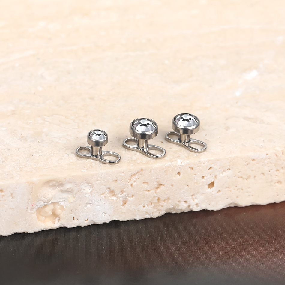 1 Adet/5 Adet Titanyum Mikro D - Dermal Anchor Top incelemesi ve fiyatı