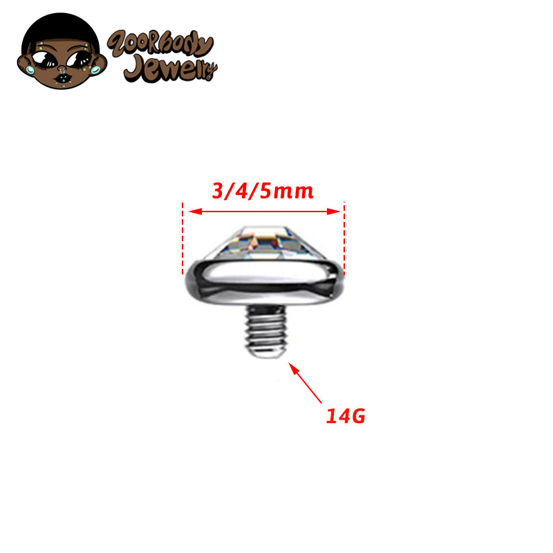 1 ADET ASTM F136 Titanyum Çerç - Dermal Anchor Top incelemesi ve fiyatı