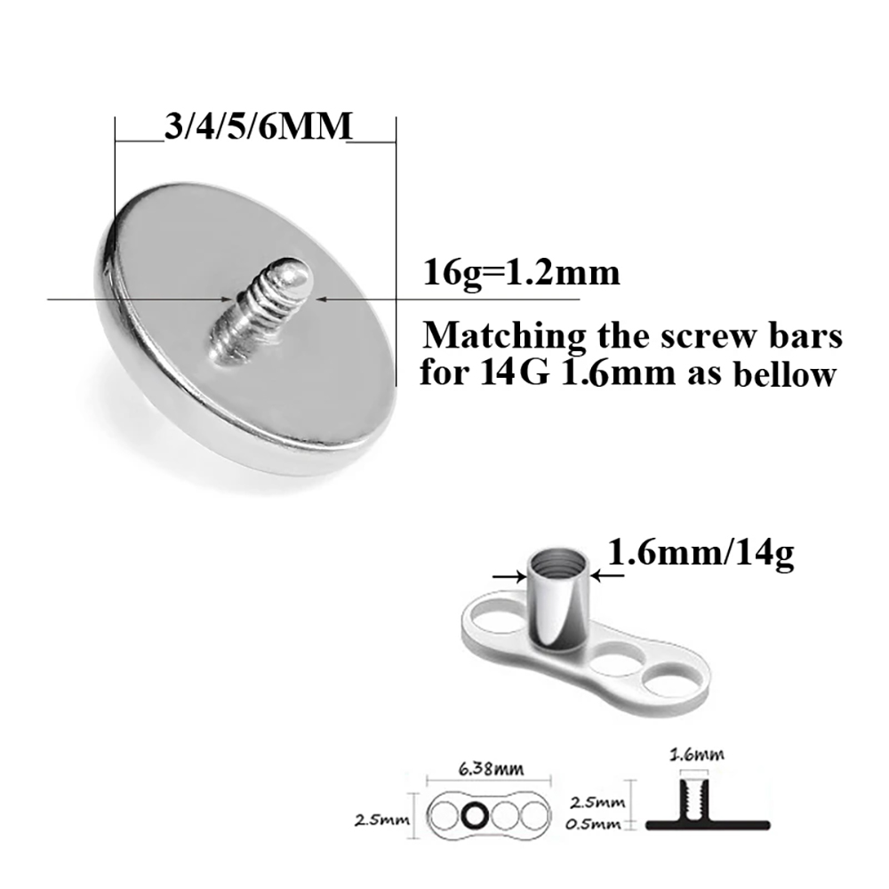 1 adet G23 titanyum yangın Opa - Dermal Anchor Top incelemesi ve fiyatı
