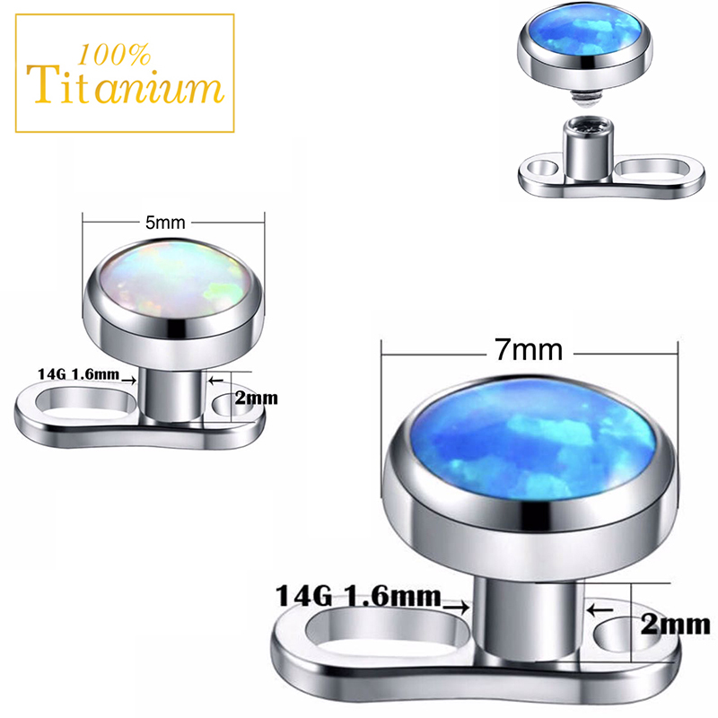 1 adet Opal mikro Dermal Pierc - Dermal Anchor Top incelemesi ve fiyatı