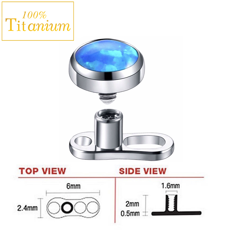 1 adet Opal mikro Dermal Pierc - Dermal Anchor Top incelemesi ve fiyatı