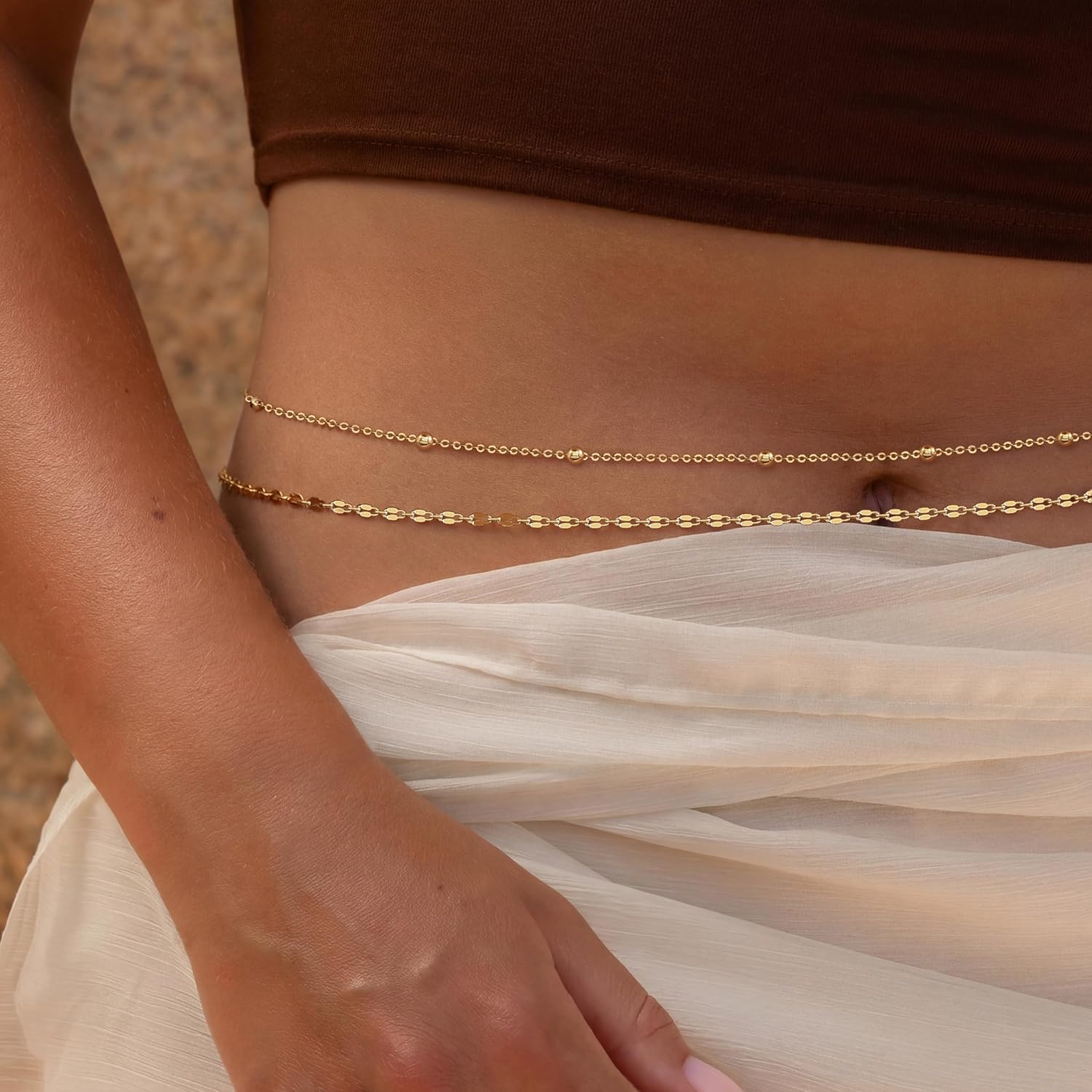 14 Ayar Altın Kaplama Bel Zinc - Body Jewelry Gold Plated incelemesi ve fiyatı