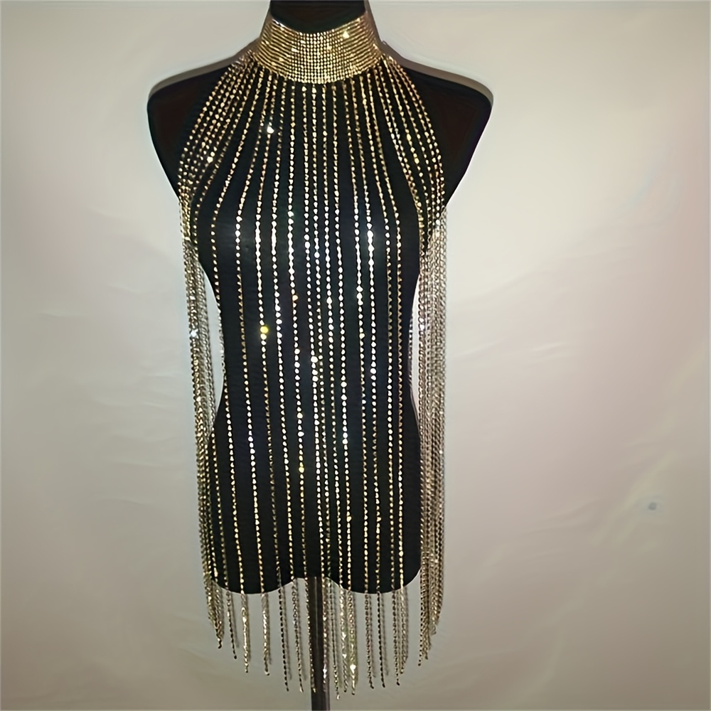 Kadınlar İçin Seksi Kristal Ta - Body Jewelry Chest incelemesi ve fiyatı