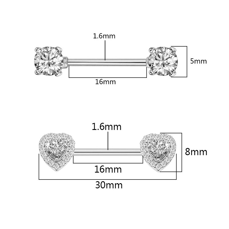 2 adet moda yüksek kaliteli zi - Body Jewelry Quality incelemesi ve fiyatı